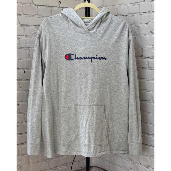 Champion Men’s Gray Mid-weight Pullover Hoodie (Size 2XL) - Picture 1 of 10